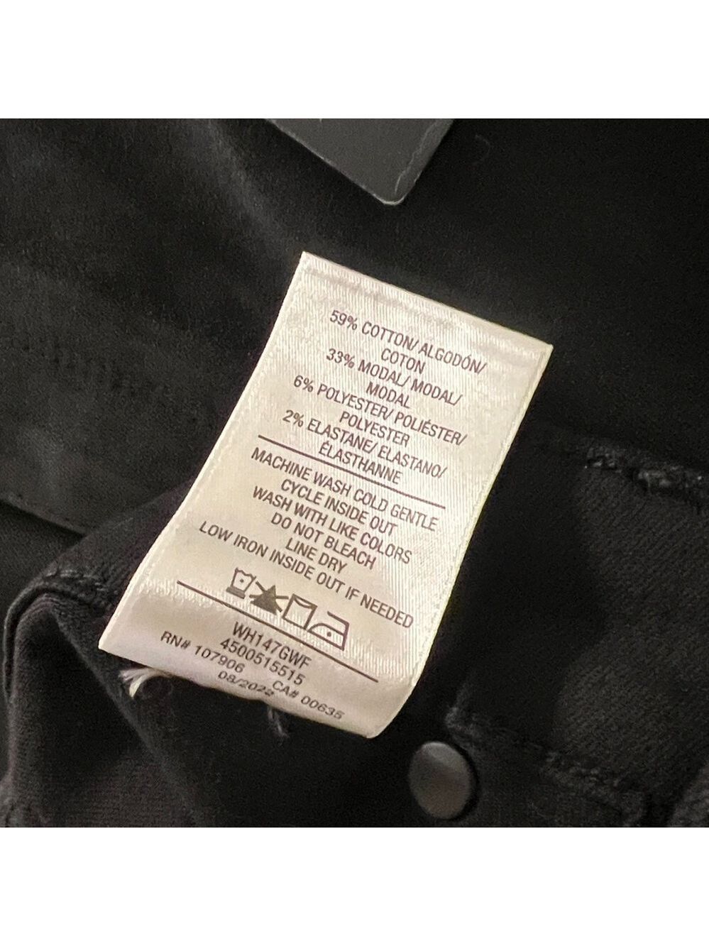 NWT $225 Hudson Barbara High-Rise Bootcut Jean Noir Coated 34.5” Inseam (Tall) - Picture 8 of 16